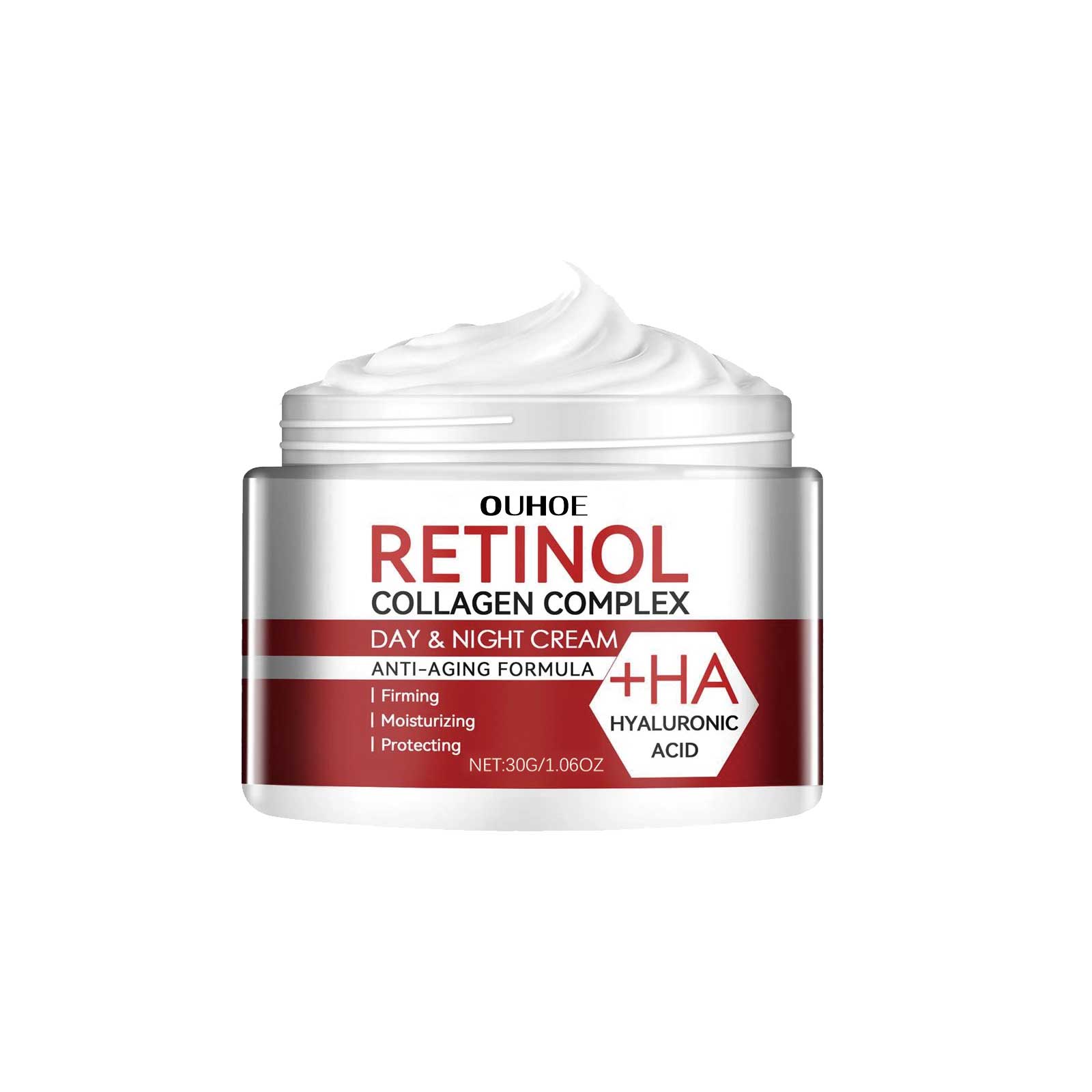 Deep Moisturizing Retinol Cream, Fade Fine Lines, Firm Skin, Anti-Aging, Hydrating ,30g