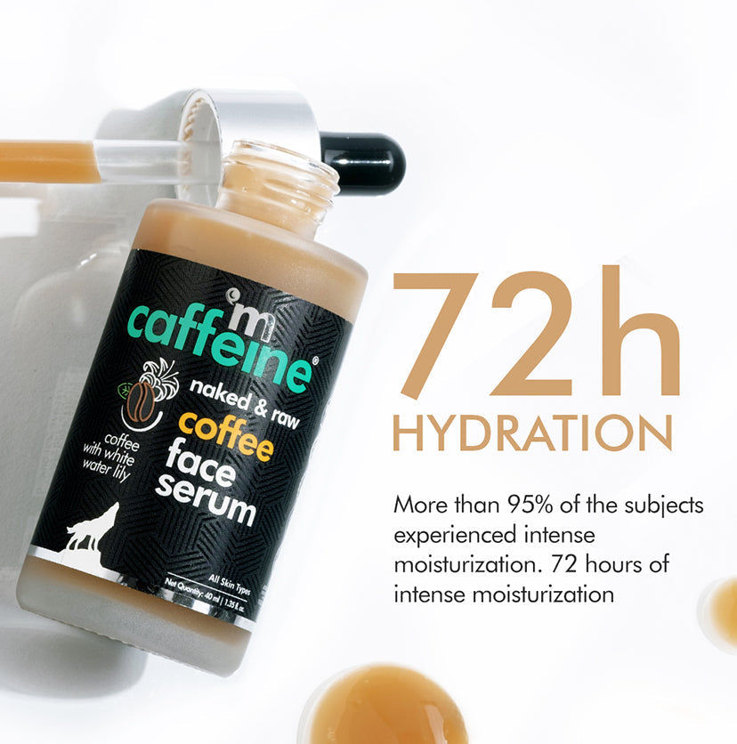 مصل الوجه المكافئ للكافيين من mCaffeine Naked & Raw Coffee مع زنبق الماء الأبيض، 40 مل