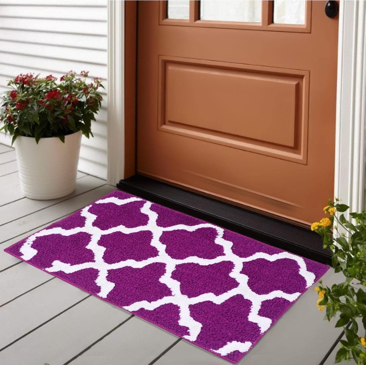 AIESY® Modern Microfiber Anti Slip haggy Soft Bathmat
