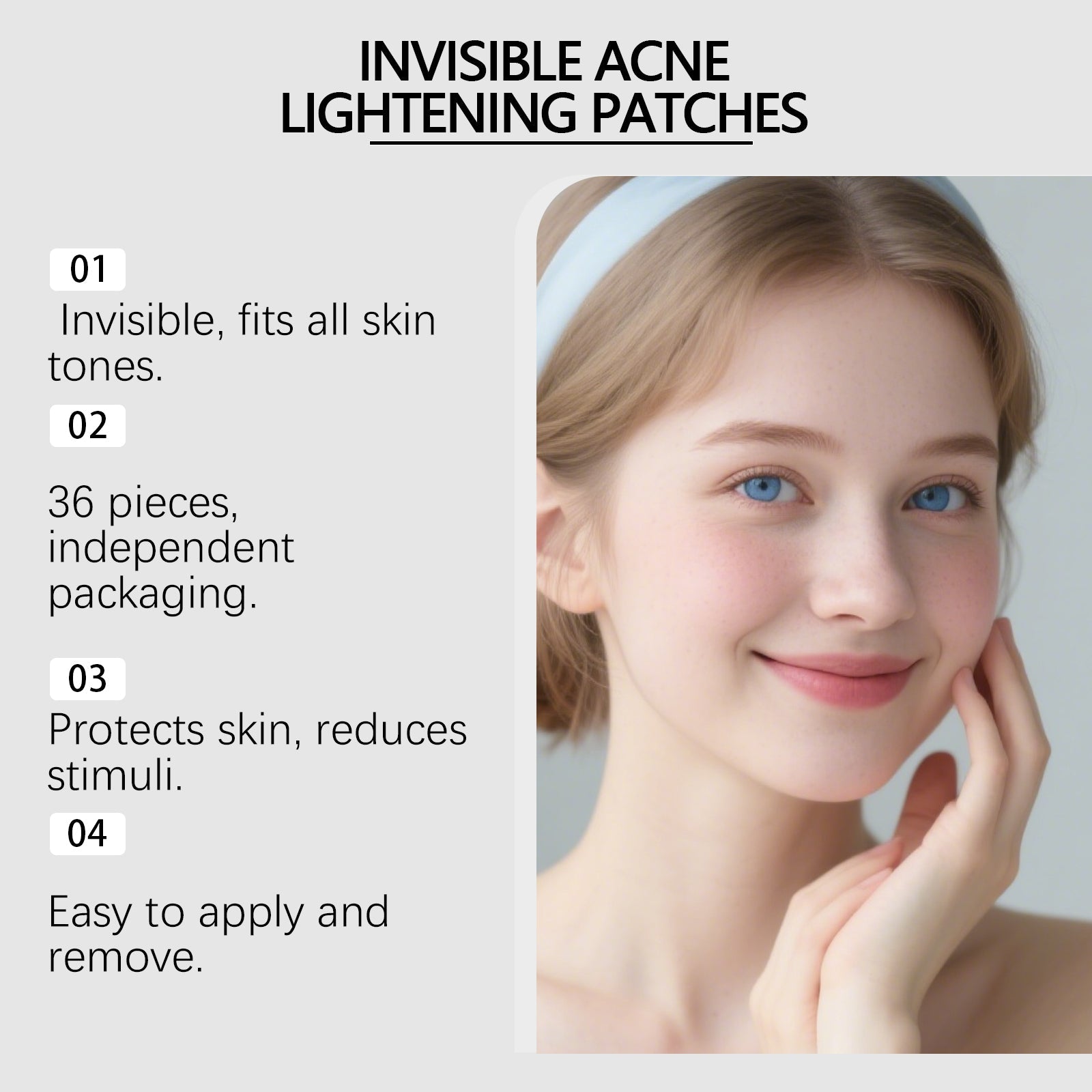 Revitalize Your Skin with Acne Patch, Salicylic Acid, Clear Pores, Fast Relief ,36patches