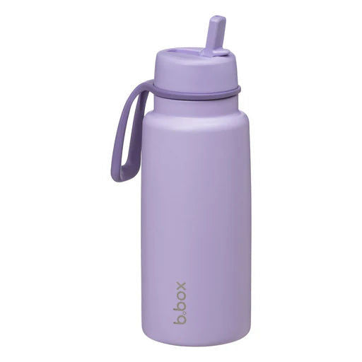 Insulated Flip Top Bottle 1L - Lilac Love