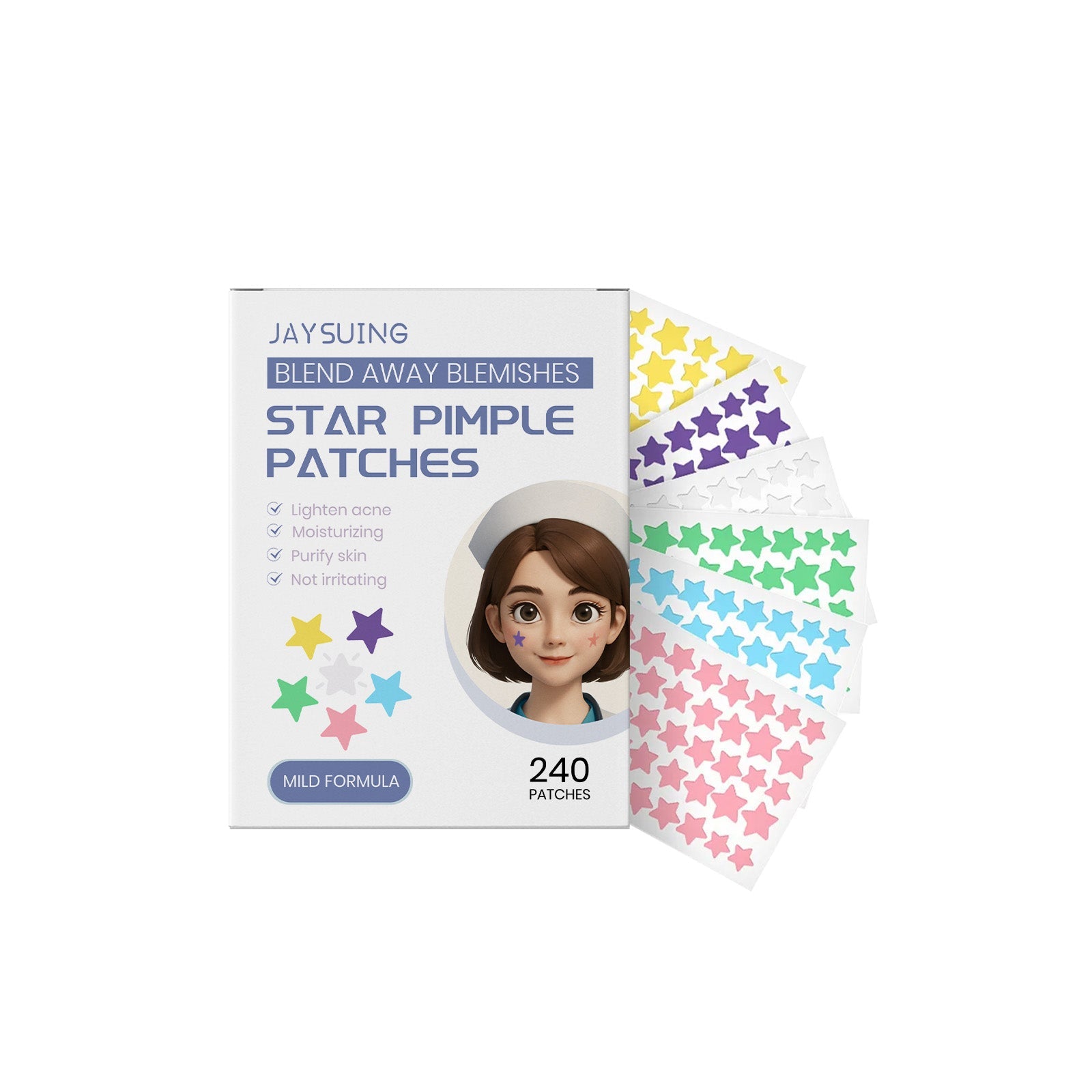 Clear Acne Patch with Salicylic Acid, Breathable & Invisible for Fast Skin Relief ,240pcs