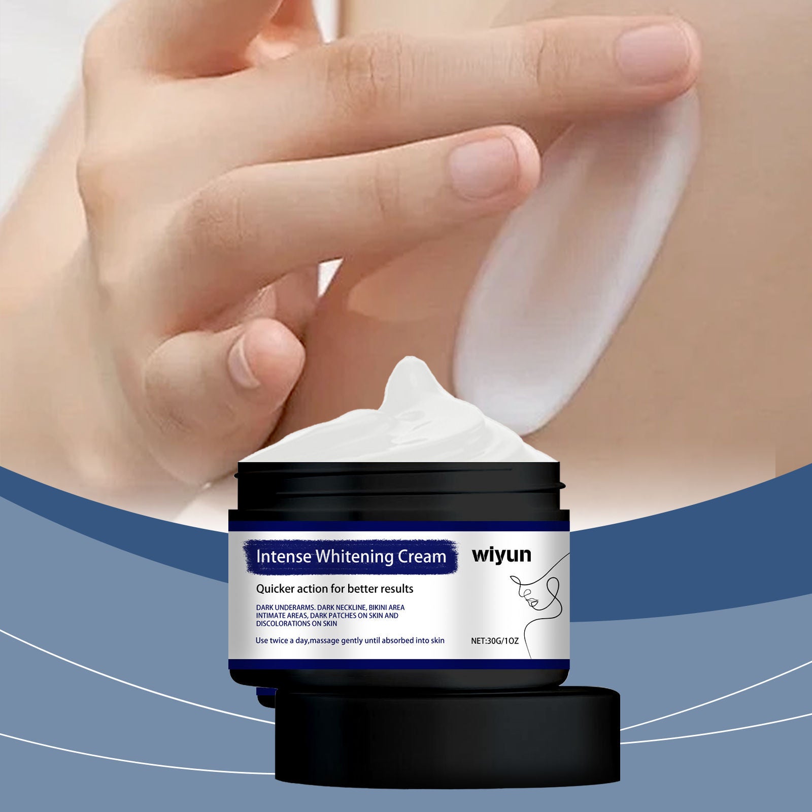 Body Brightening Cream Nourish and Hydrate, Skin Whitening, Dark Spot Removal ,30g