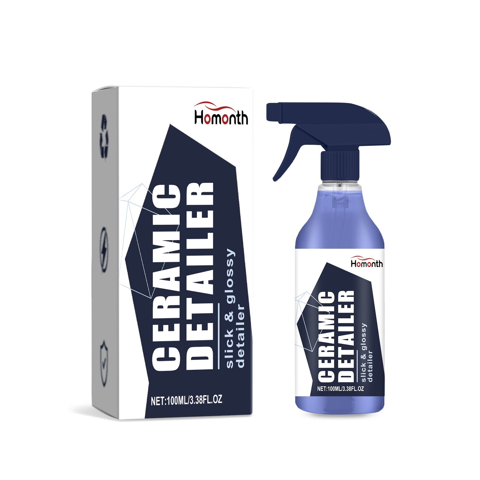 Car Cleaning Ceramic Coating Spray, Water Stain & Dirt Remover, Easy Shine, Car Care ,100ml