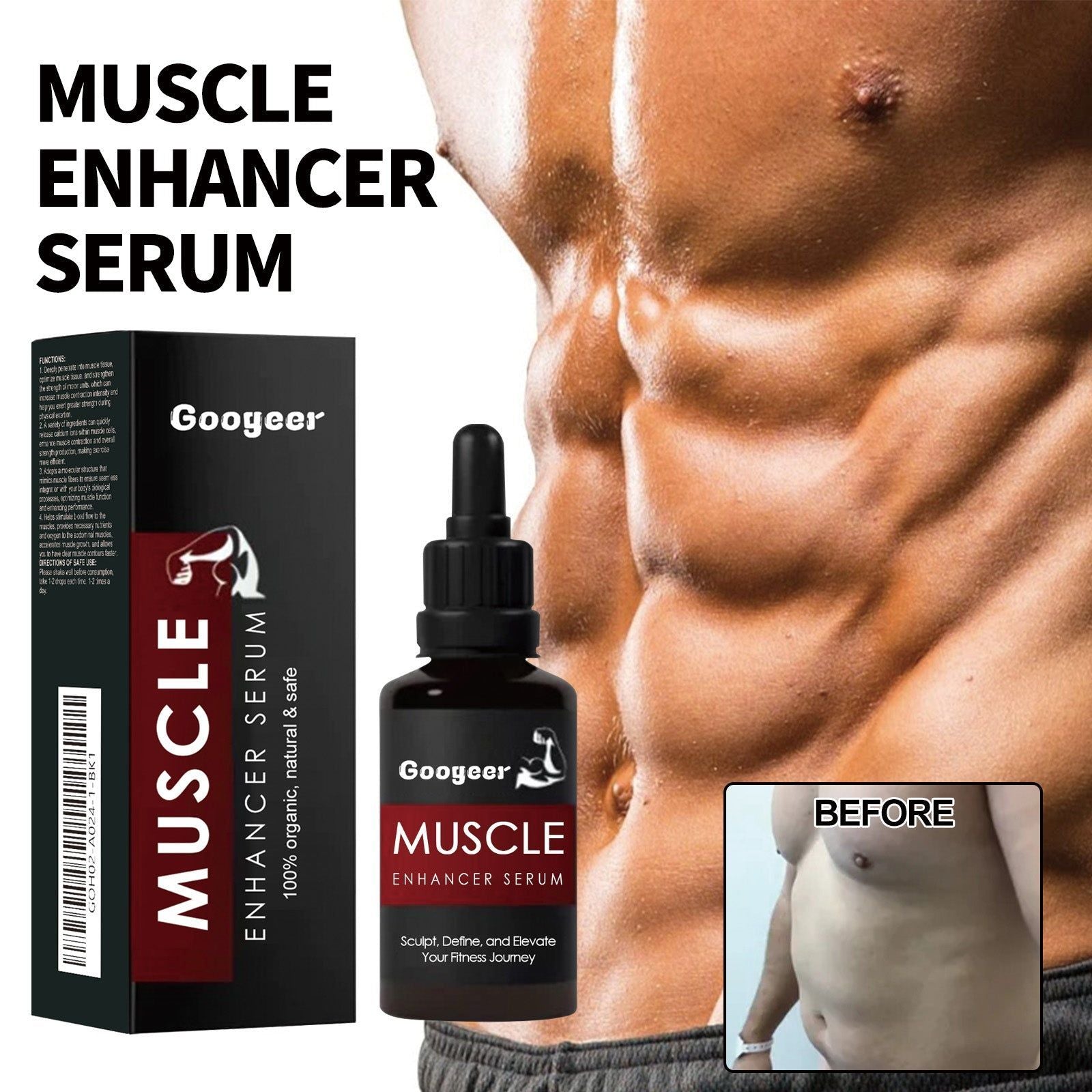 Boost Your Body Care, Muscle Strength, Fat Loss, Tummy Tightening, Slimming ,30ml