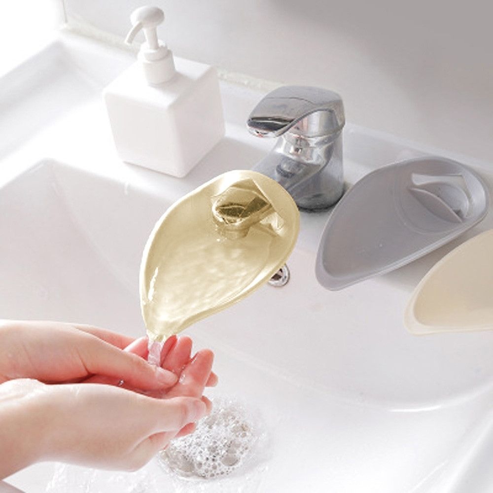Faucet Extender Solid Color Sink Handle Extension Toddler For Bathroom Children Hand Wash