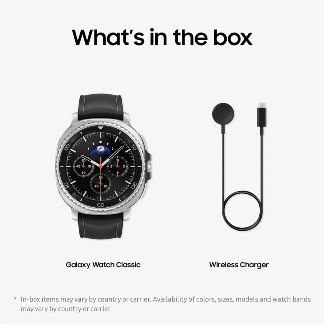 Samsung Galaxy Watch8 Classic LTE 46mm Smartwatch, Black, 64GB, 5ATM