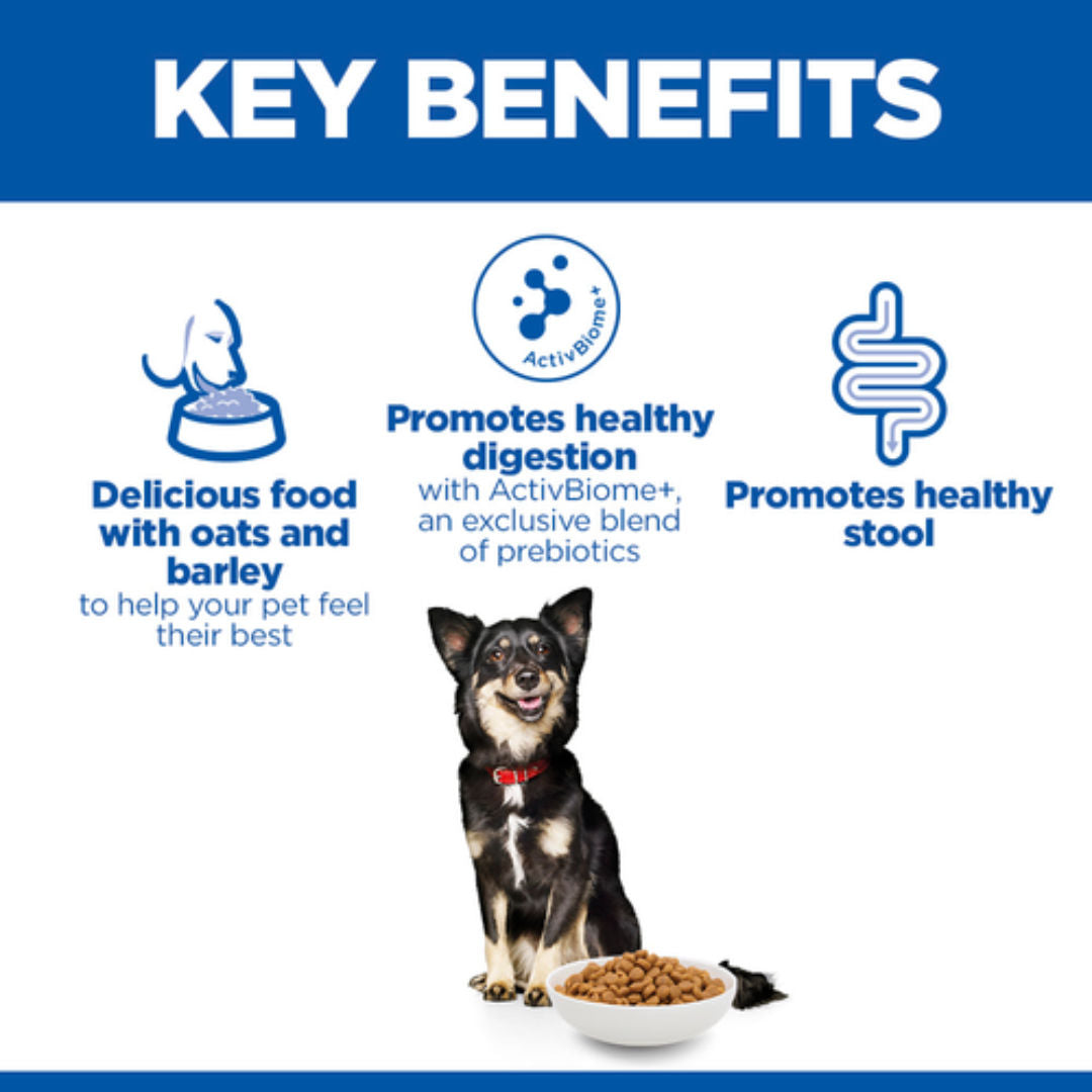 Hill's Science Plan Perfect Digestion Small & Mini Adult 1+ Dog Food, Chicken & Brown Rice, 1.5kg