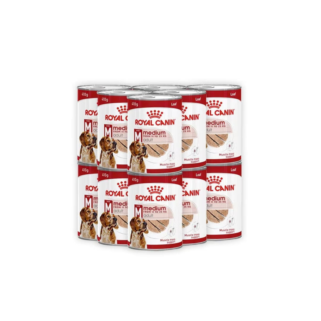 Royal Canin Medium Adult Loaf Wet Dog Food, 410gm, Pack of 12