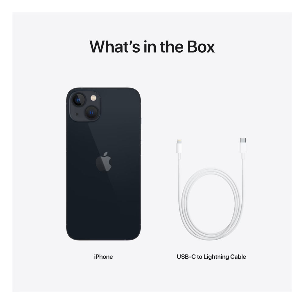 Apple iPhone 13, 128GB Storage, Midnight