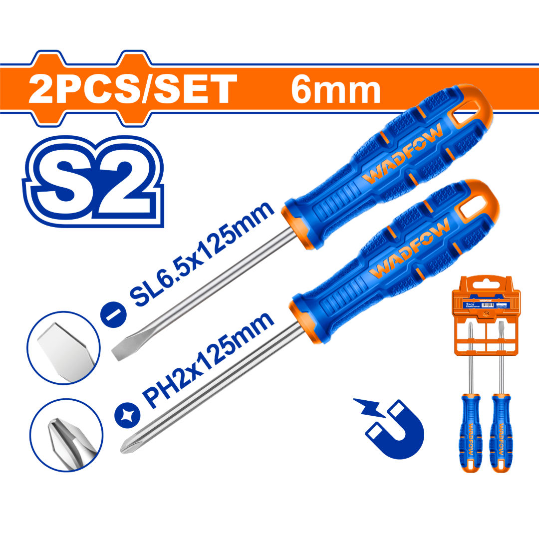 WADFOW 2 Pieces Screwdriver Set