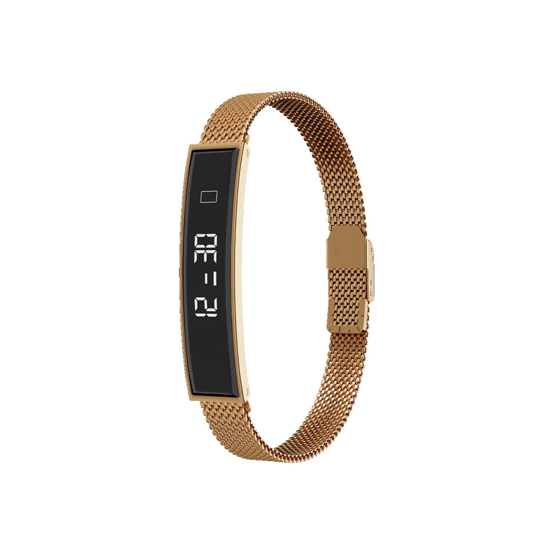 Heatz Axora HW24 Smart Bracelet Smart Watch Your Daily Health Companion, Gold