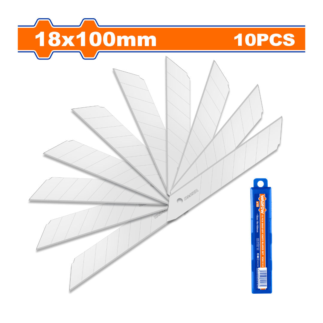 WADFOW 10-Pieces Snap-Off Knife Blade Set