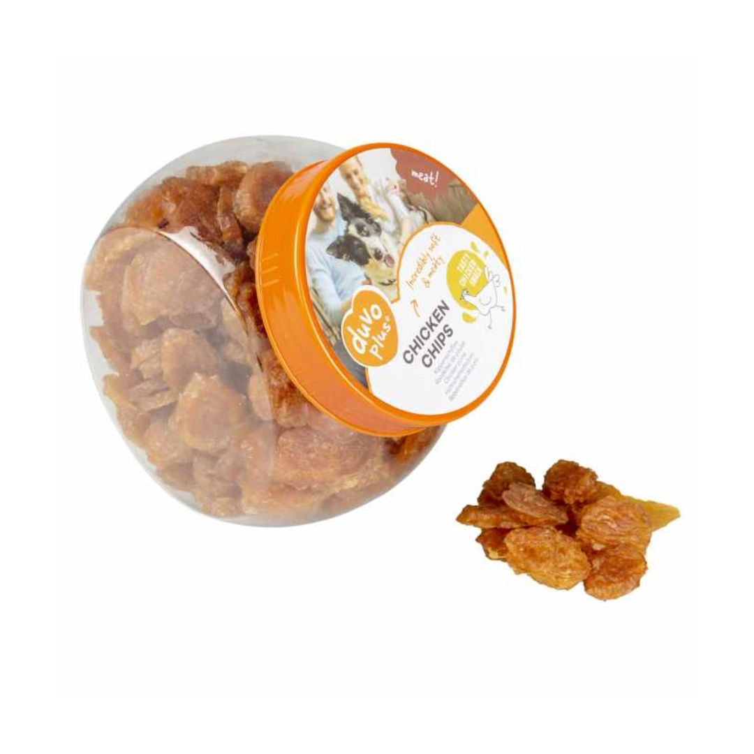 Duvo+ Meat! Chicken Chips Dog Treats, 500gm