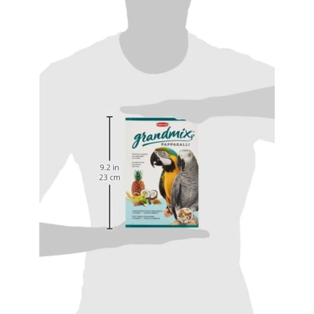 Padovan GrandMix Pappagalli Parrot Diet Natural Blend, 600g