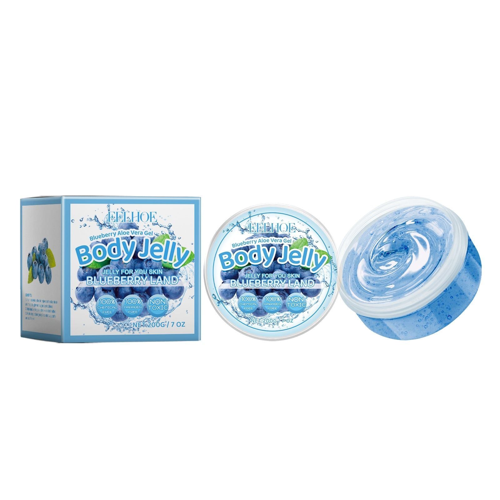 Body Care Gel, Moisturizing, Oil Control, Refreshing Aloe Vera, Skin Hydration ,200g