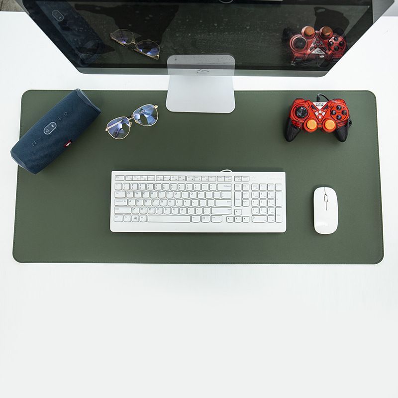 Laptop Desk Pad Protector Waterproof PU Leather Mouse Pad Office Desk Mat