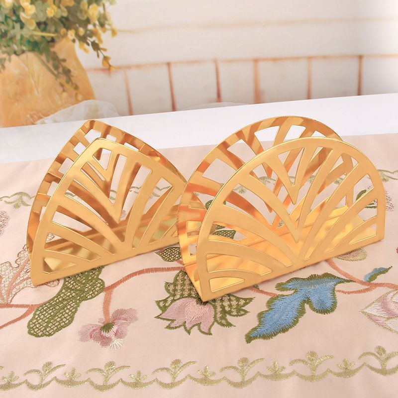 Elegant Napkin Holder Stainless Steel Golden Napkin Dispenser