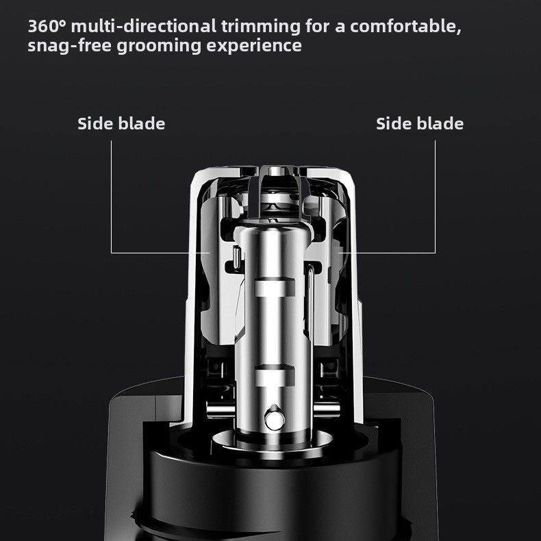 Digital USB Type-C Aluminum Nose Hair Trimmer