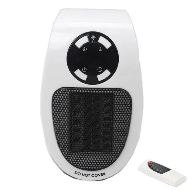 Portable Electric Heater Wall Mounted Heater Remote Control Mini Fan Heater