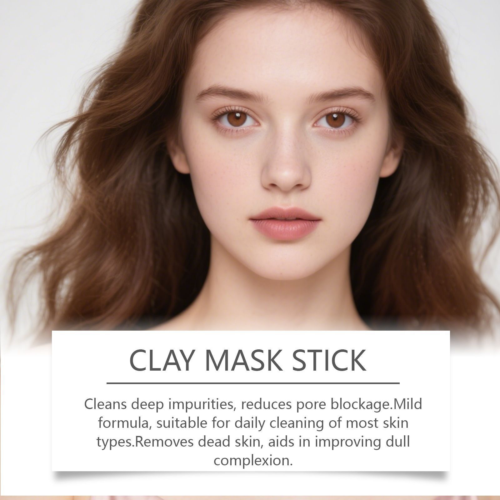 Charcoal Clay Mask Stick Deep Pore Clean Oil Control 30g
