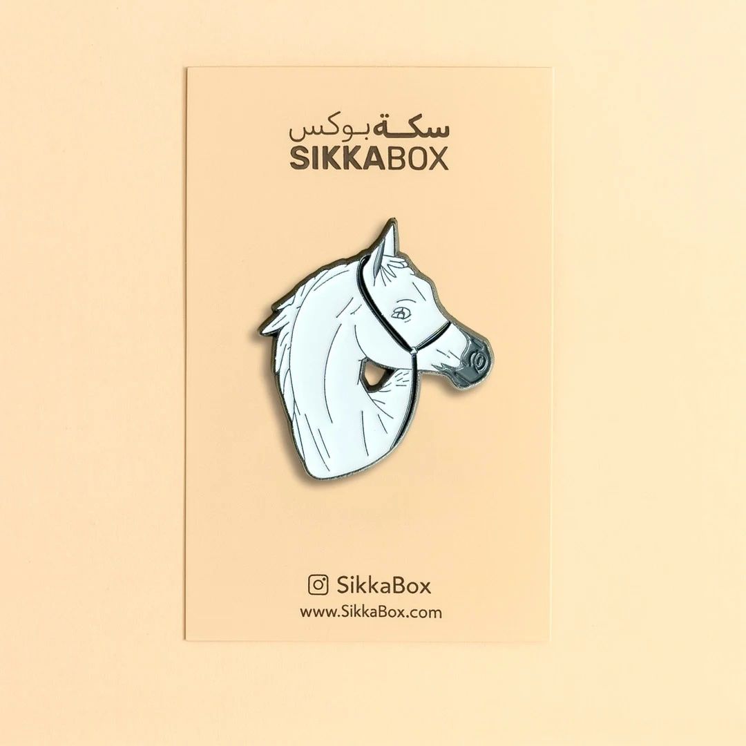 Horse حصان Metal Sticker