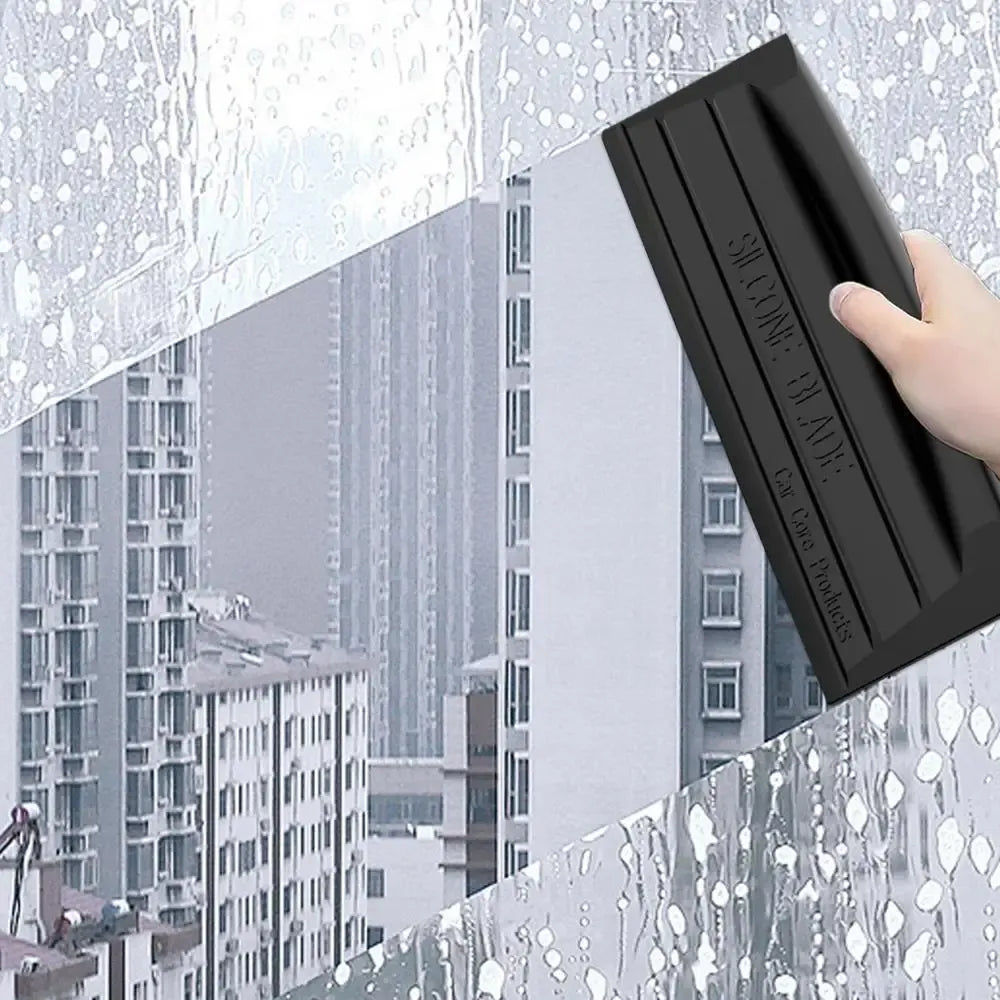 Silicone Car Window Squeegee Multi-Purpose Scratch-Free Cleaning Tool for Glass Mirror