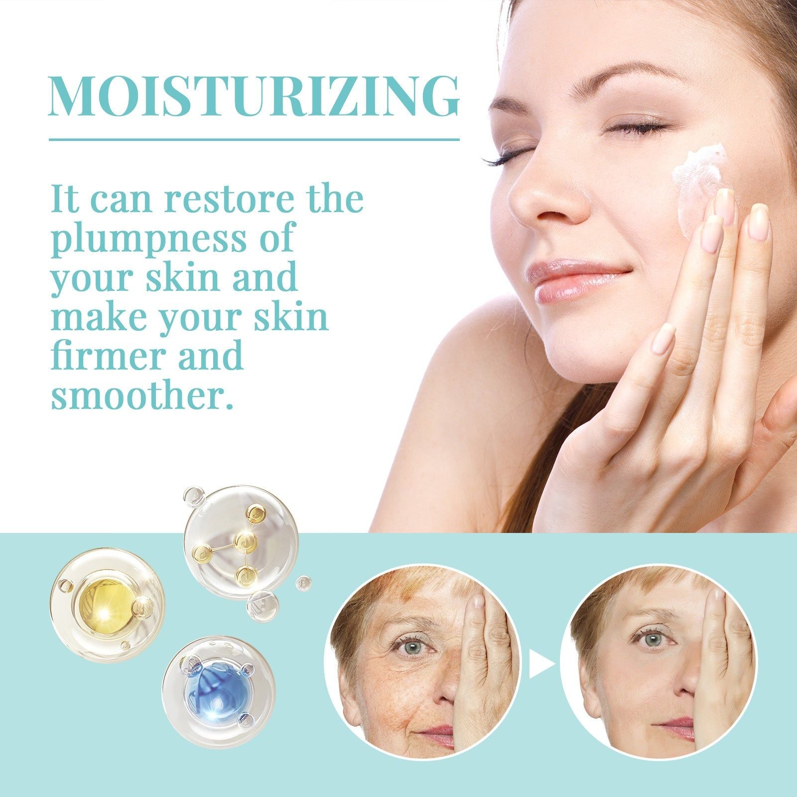 Instantly Anti-Wrinkle Cream, Deep Moisturizer, Fade Fine Lines, Rejuvenate Skin ,50g