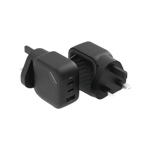 Powerology 65W GaN Ultimate Dual PD Charger-Black