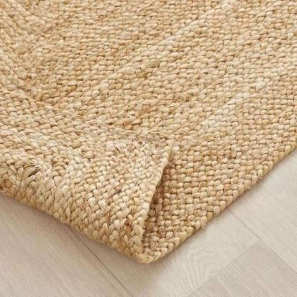 AIESY® Beautiful Reversible Handwoven Jute Doormat for Home