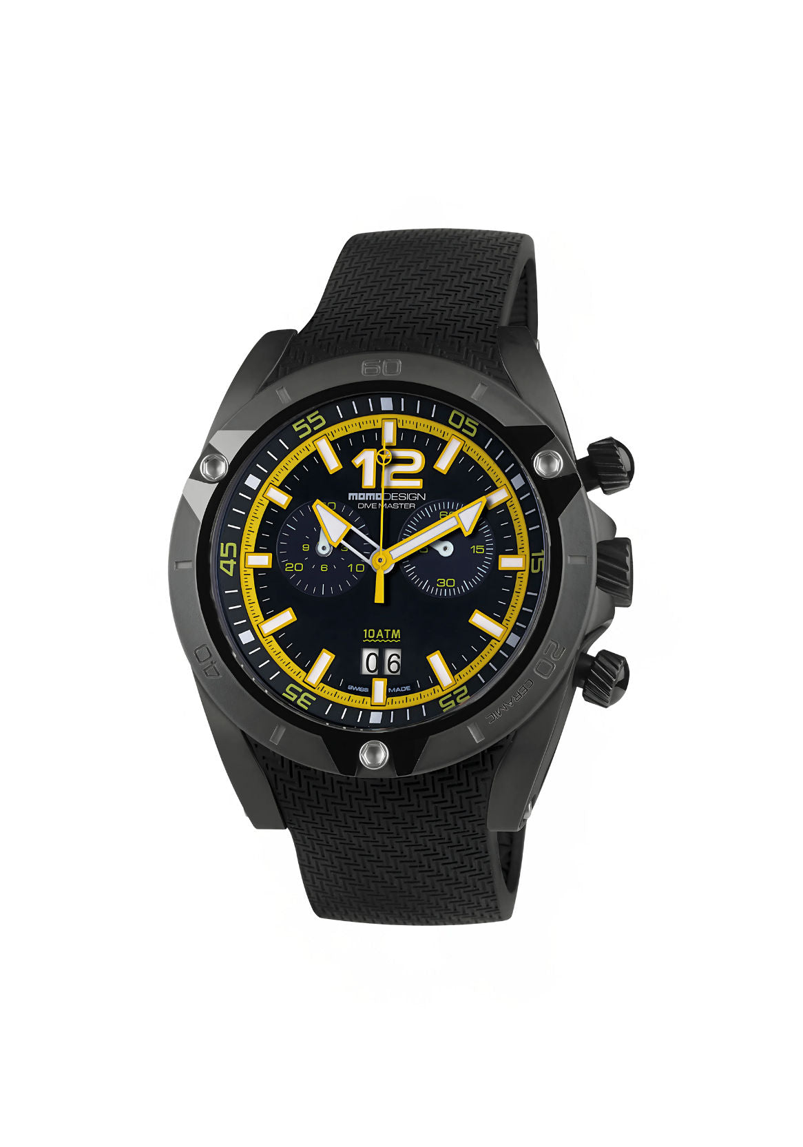 MOMO Design Dive Master watch - GNT CHR PU BLK