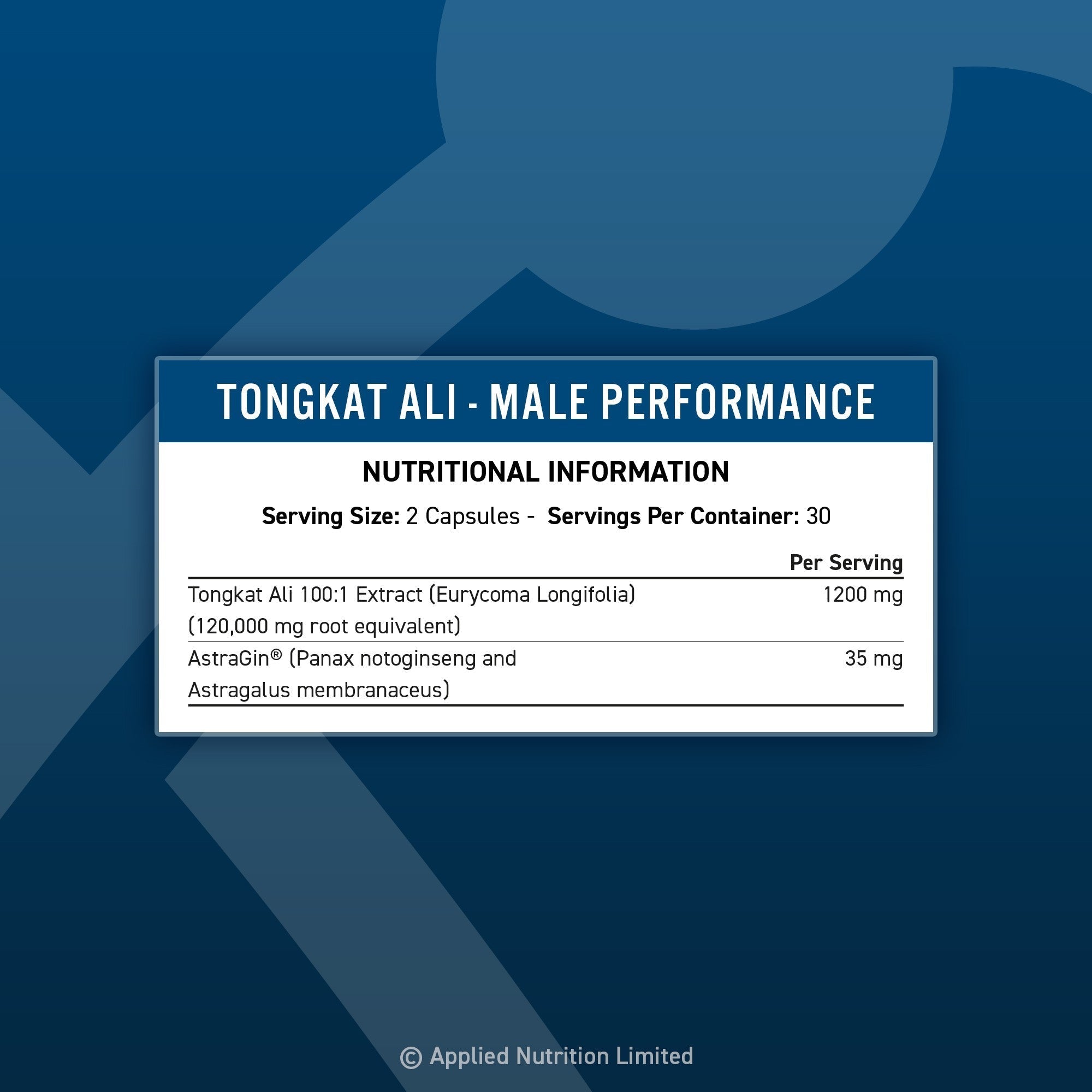 AN TONGKAT ALI  60 CAP