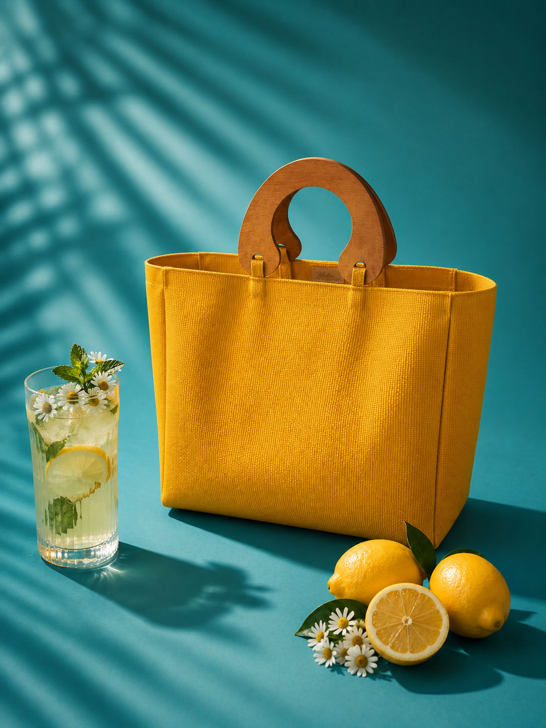 By Rita Raphael Handmade Beach Bag — Orange, Fushia & Yellow