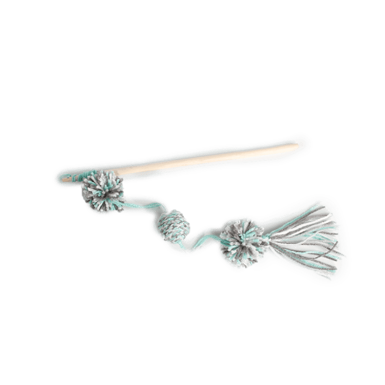 All For Paws Knotty Habit - Yarn Pom Pom Wand