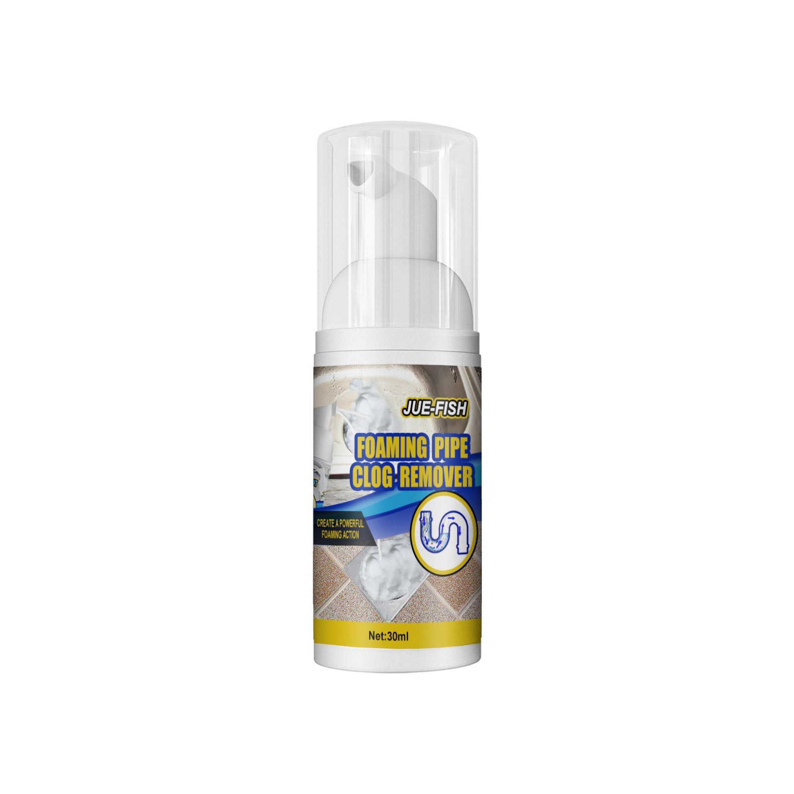 Effective Foam Remover for Household Plumbing, Clog & Odor Eliminator, Easy to Use ,30ml