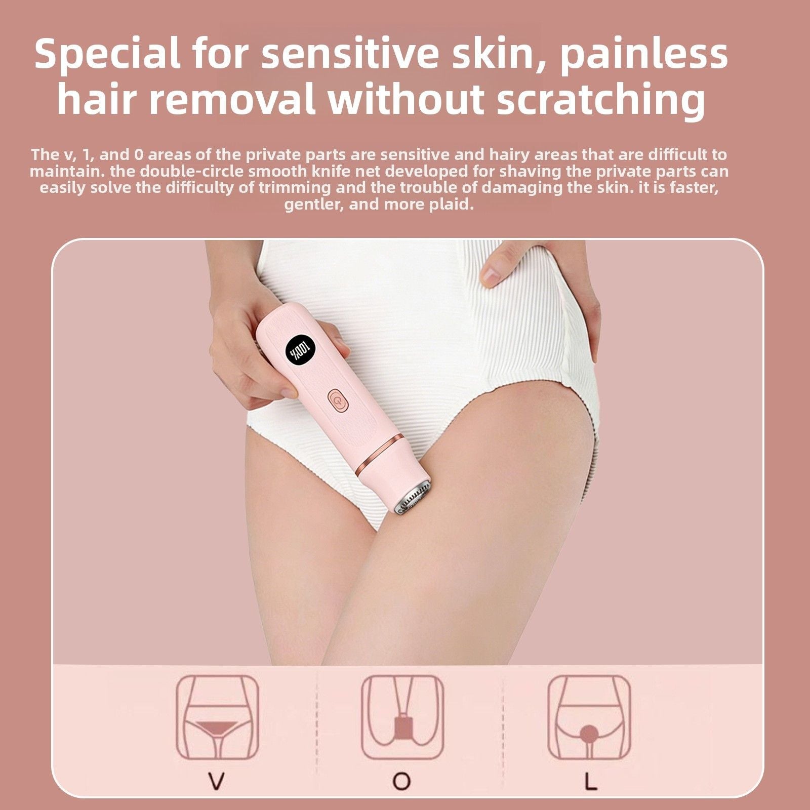 4-in-1 Women's Body Hair Trimmer Kit