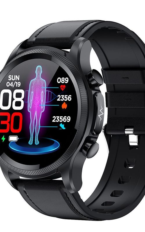 Blood Glucose Smart Watch Ecg+ppg Monitoring Blood Pressure Body Temperature Smartwatch Men Ip68 Waterproof Fitness Tracker - Smart Watches