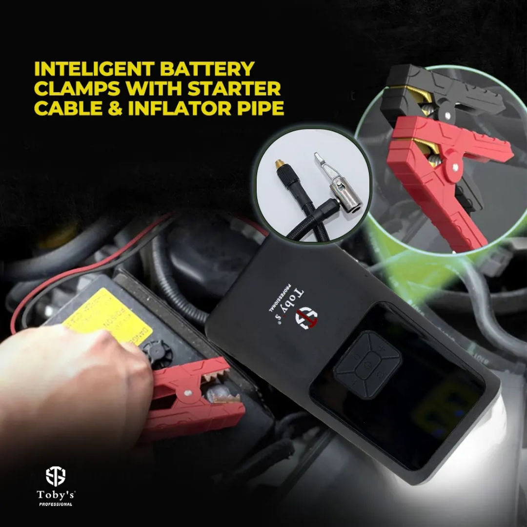 Toby's Professional Jump Starter X13 & Integrated Air Pump