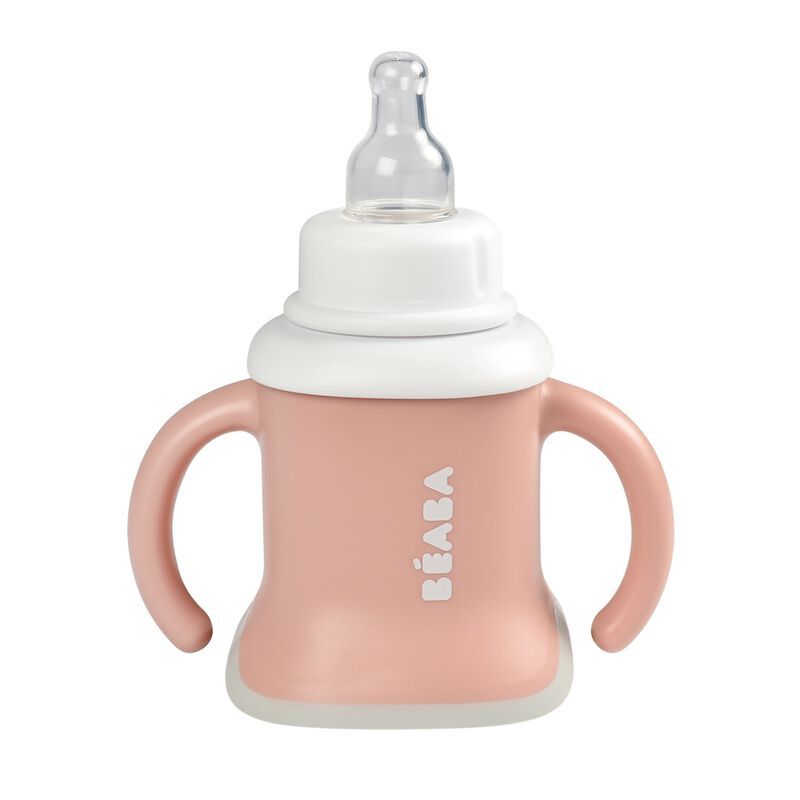 Béaba Evoluclip 3-in-1 Cup Old Pink