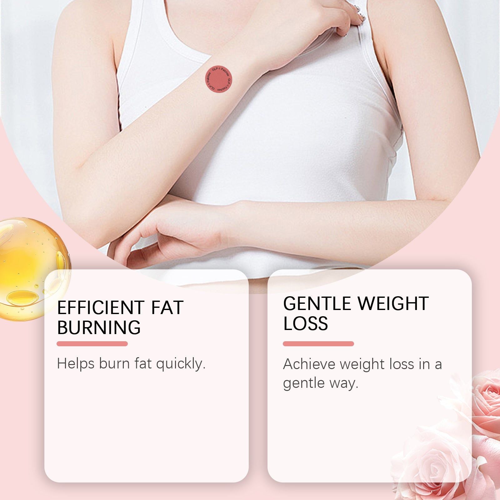 Body Care Patch, Fat Burner, Slimming, Skin Firming, Easy to Use, Weight Loss ,30pcs