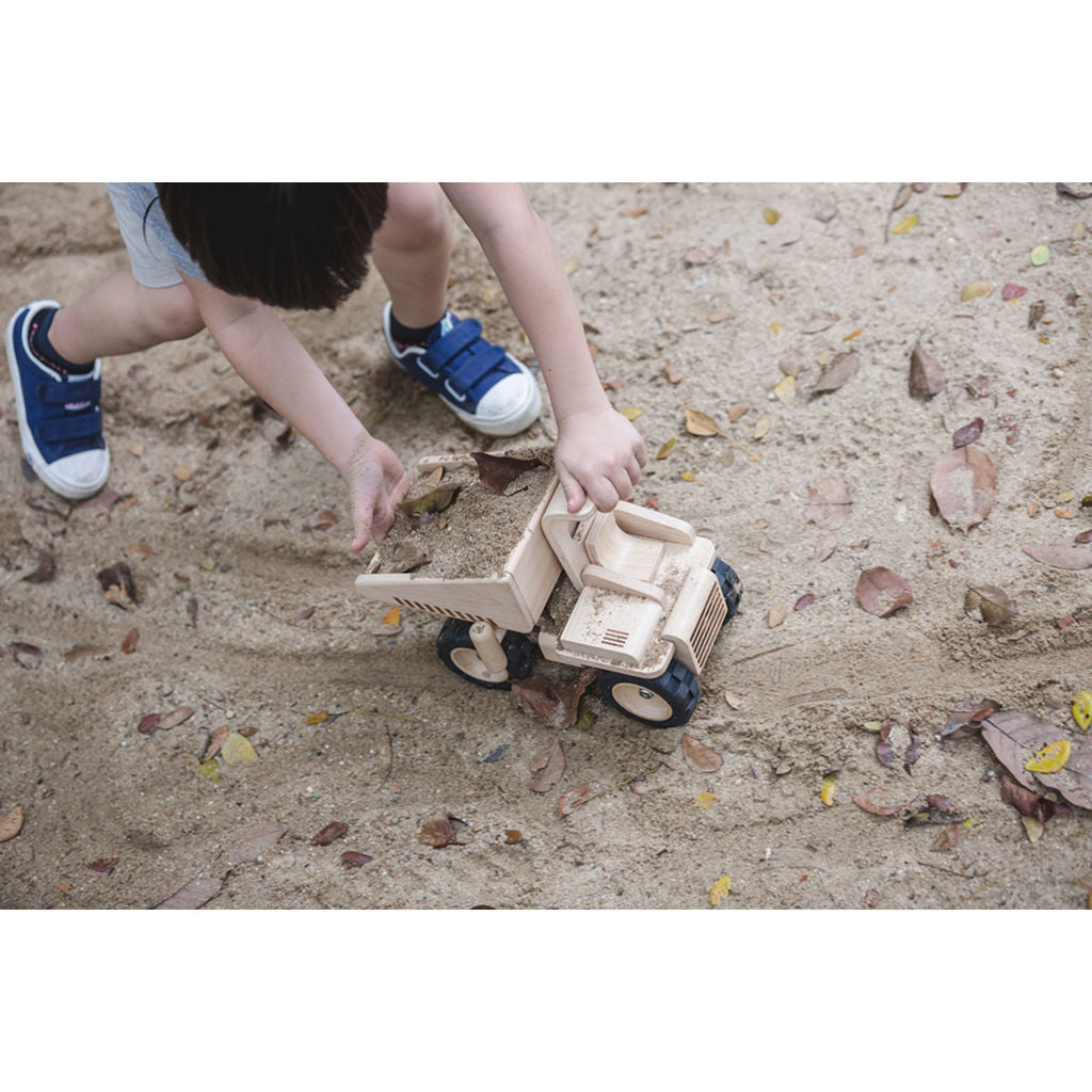 PlanToys Dump Truck — Wooden Toy Vehicle