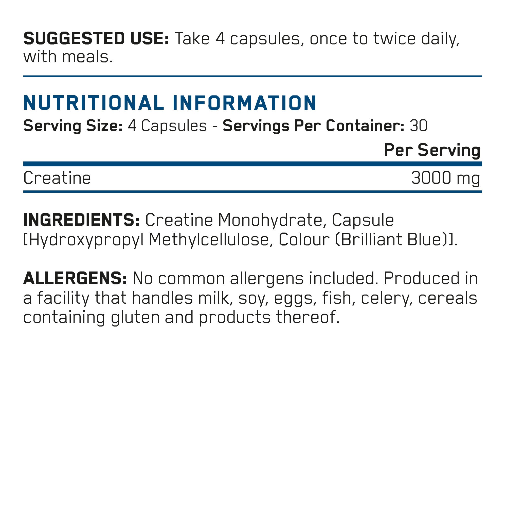 AN CREATINE 3000 120CAP