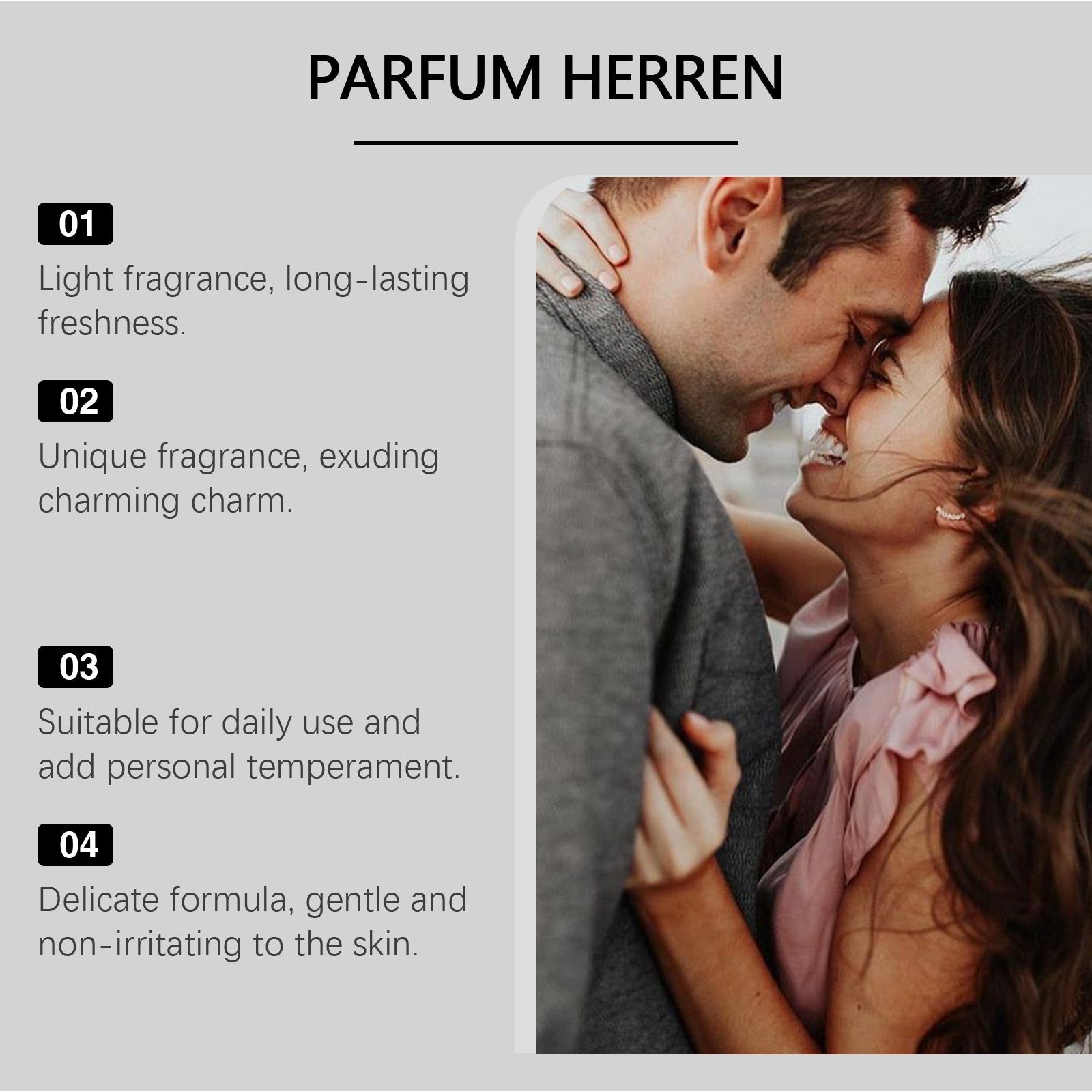 Cologne Eau De Toilette, Lasting Fragrance, Men's Fresh Scent, Elegant, Daily Perfume ,50ml
