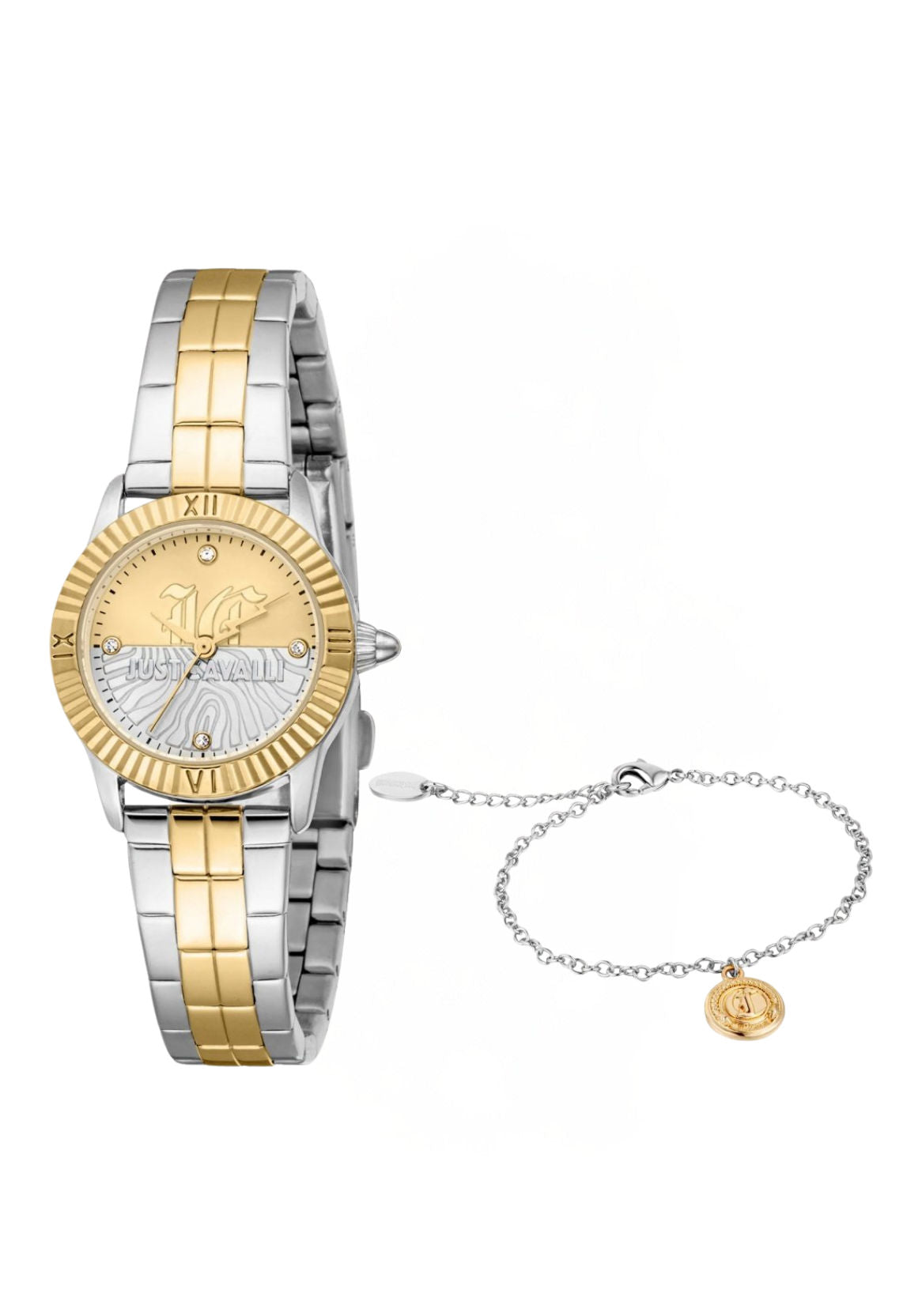 Just Cavalli SET watch - LAD SS WHT