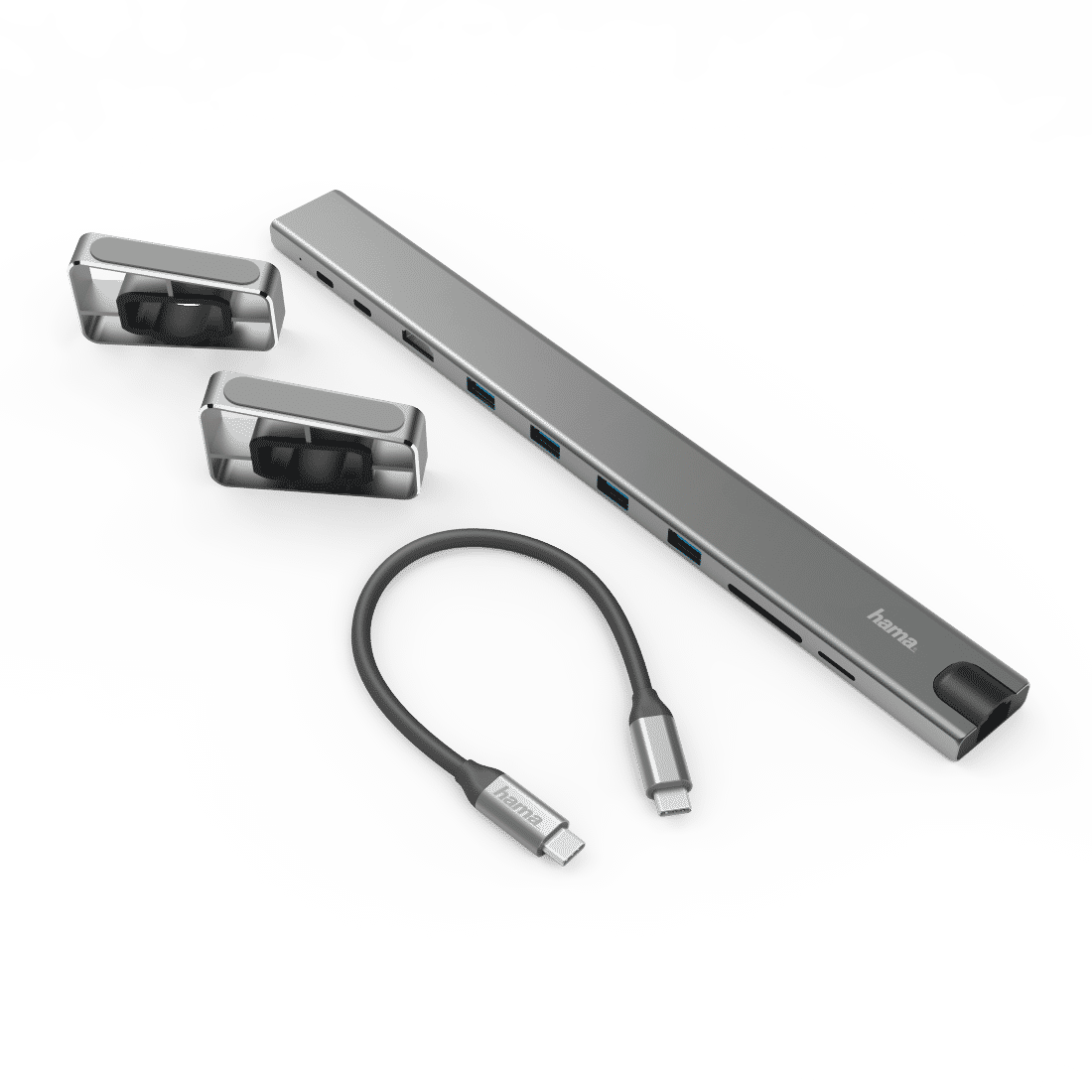 HAMA 135765 9-IN-1 USB-C DOCKSTATION FOR 4 X USB-A,USB-C,HDMI™,LAN,SD,MICROSD