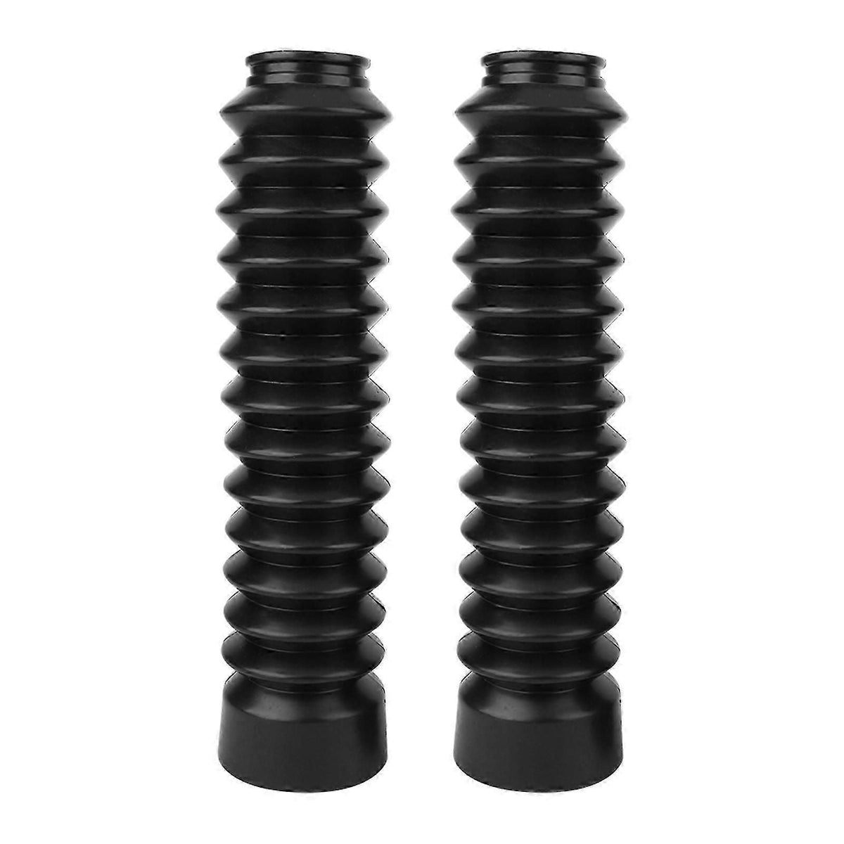 2x Universal Motorcycle Bike Rubber Front Fork Cover Gaiters Gators Boots Glf