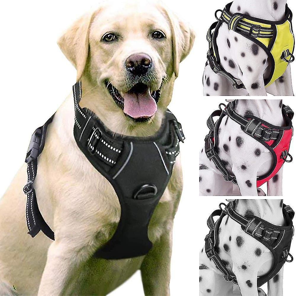 No-pull Dog Harness Padded Adjustable Pet Vest Harness For Large Dogs Training Or Walking