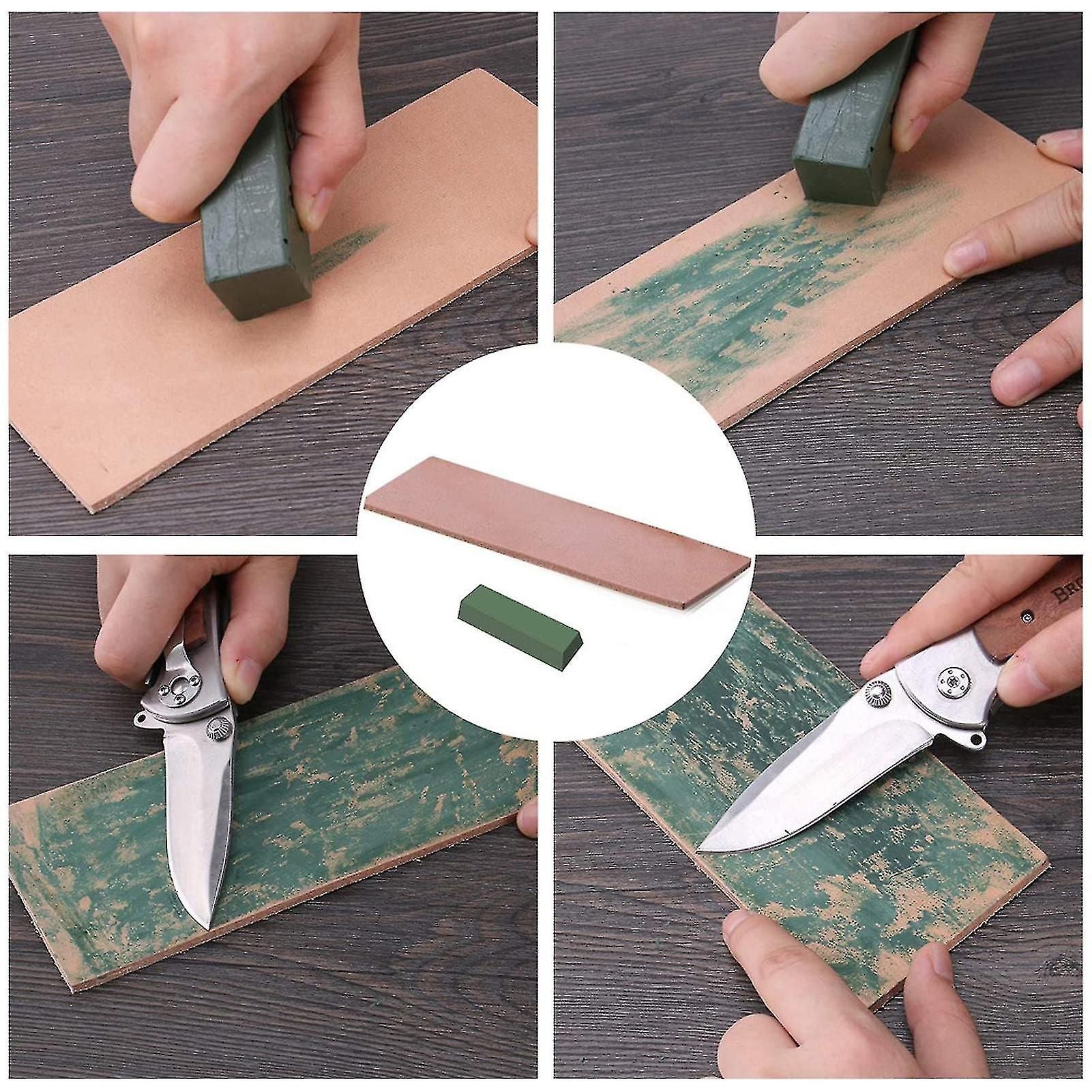 400#/1000# 3000#/8000# Premium Whetstone Cut Sharpening Stone Set Sharpener Non Slip Base Cutter Sharpener
