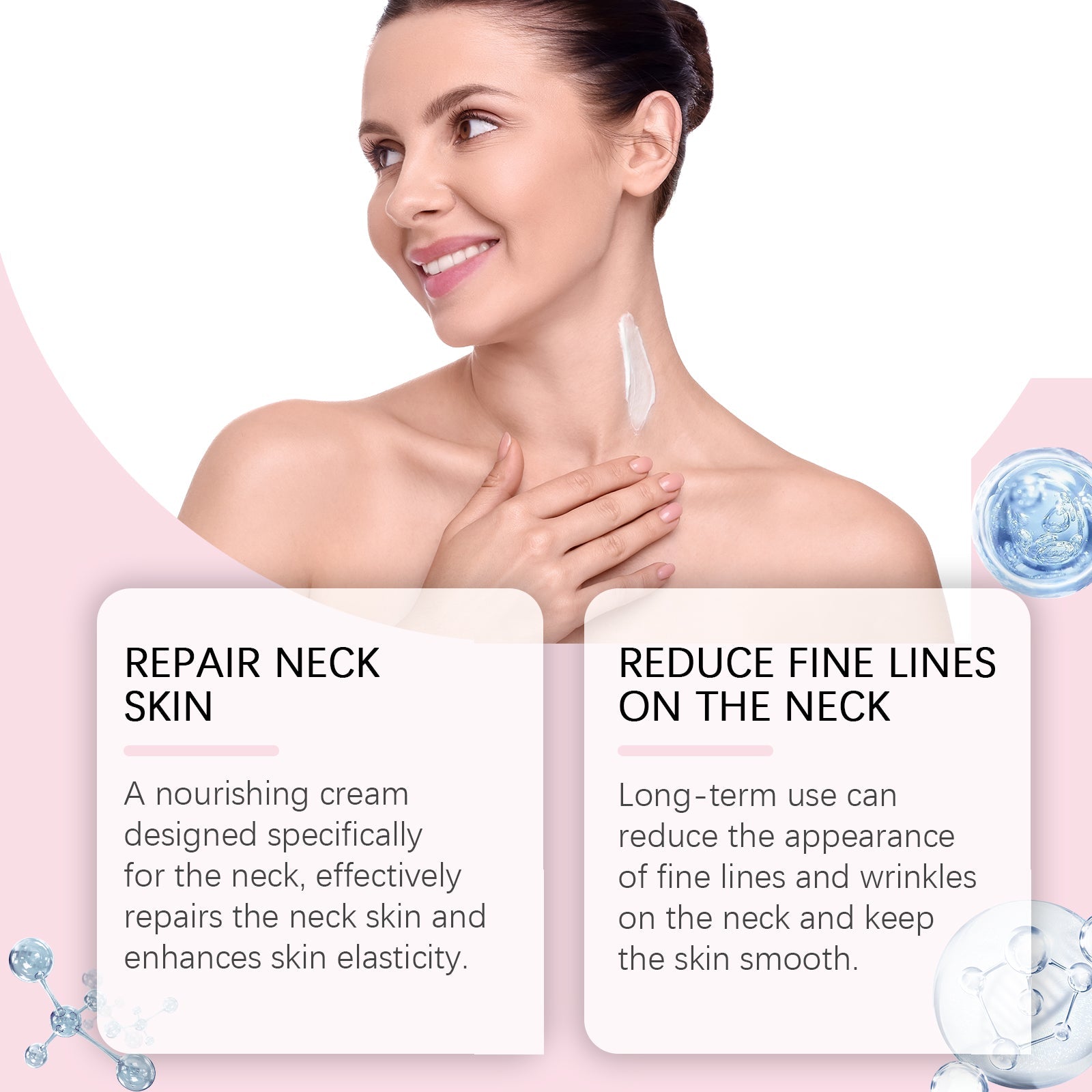 Collagen Neck Cream for Skin Care, Anti-Aging, Moisturizing, Firming, Wrinkle Reduction ,50g