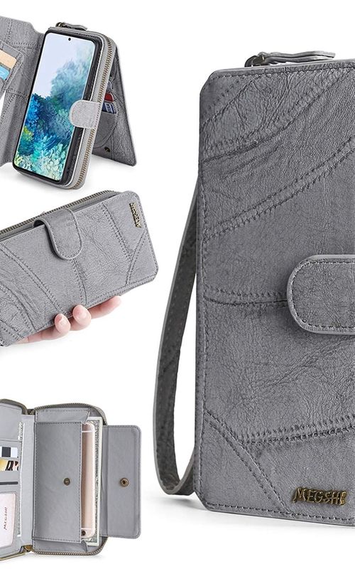 Magnetic Leather Wallet Case Multifunction Phone Protective Case For iPhone